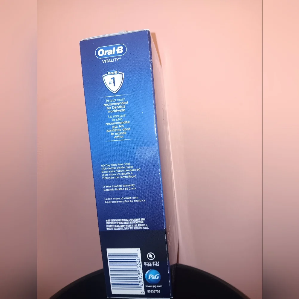 NEW Oral-B Vitality Rechargeable Electric Toothbrush FlossAction Timer - Picture 3 of 7